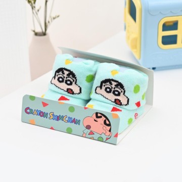 蠟筆小新造型寶寶止滑襪7-8cm