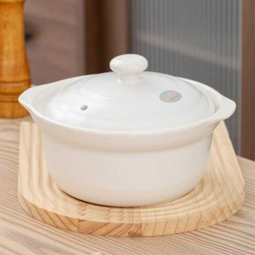 燉湯鍋燉菜燉肉麻辣燙過橋米線熬粥耐燒商用燉湯鍋全白色砂鍋