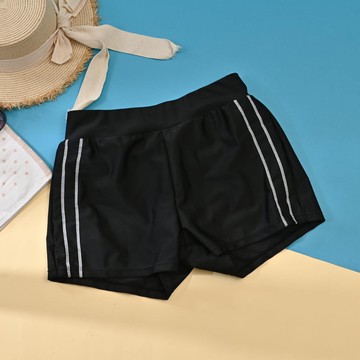 YP492-大女寬版泳褲-黑