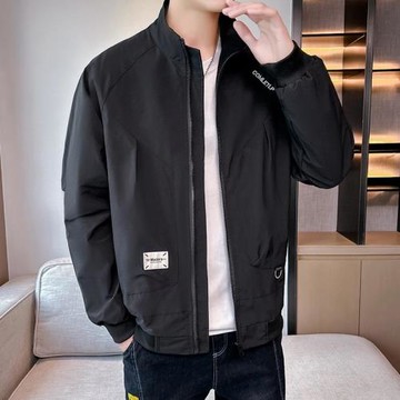 立領夾克外套男春秋潮牌百搭休閑帥氣上衣美式機能戶外防風沖鋒衣