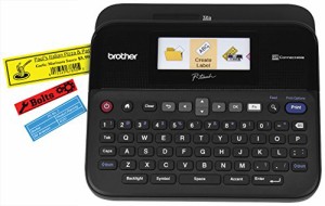 Brother Printer PTD600 PC Connectible Label Maker with Color Display [(中古品)