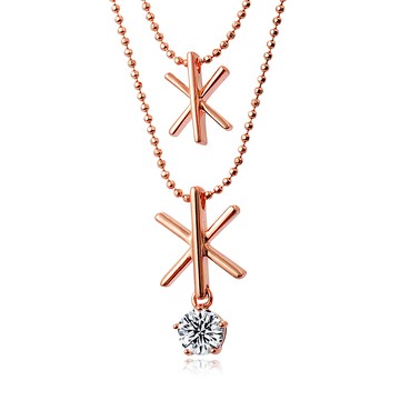 項鍊．雪國精靈．雙鍊．新年禮物