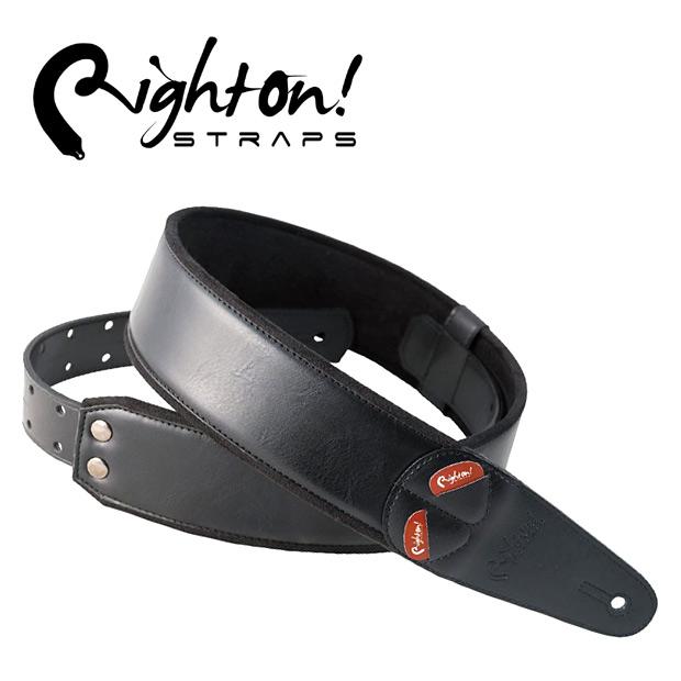 RightOn Straps ライトオン ストラップ CHARM BLACK チャーム ブラック ギター ベース