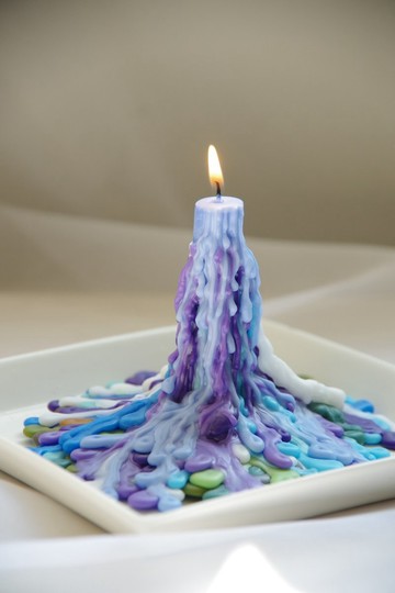 點亮四季花卉的色彩與香氣 漸層香氛蠟燭 薰衣草 ~DRIP FLOWER CANDLE~