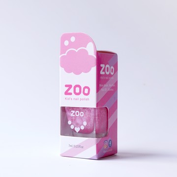 【ZOO ㄖㄨˋ】兒童拋棄式指甲油 #35 桃氣甜甜圈 8.5ml