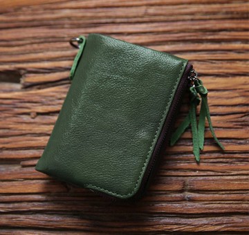 男女錢包短款 真皮豎款零錢包 日常錢包