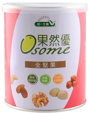 統一生機 果然優全堅果300公克/罐 即日起特惠至2月30日數量有限售完為止