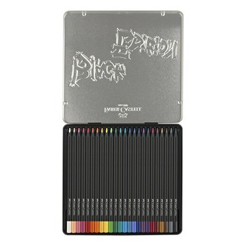 Faber-Castell黑旋風極軟油性色鉛筆24色/鐵盒【APP滿額下單10%點數(單一帳號最高5000點)】1/31止