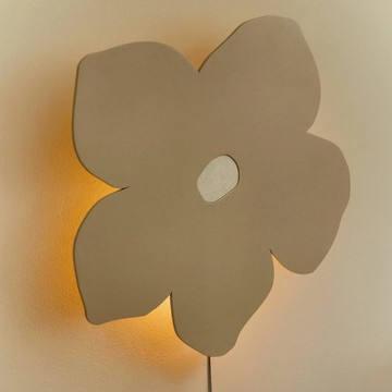 丹麥 Ferm Living POESIE 花朵壁燈 羊絨米