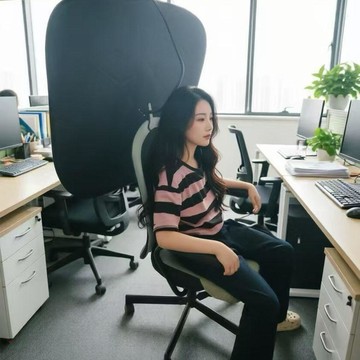 桃園出貨🍂空調直吹後背側面屏風擋板工位遮陽光隔板可調風直吹擋同事隔斷簾
