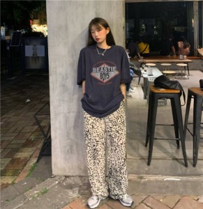 レオパード柄 ワイドパンツ ロングパンツ レディース ゆったりサイズ 大きいサイズ パンツ ボトムス ヒョウ柄 豹柄 アニマル柄 ストリー 通販 Lineポイント最大4 0 Get Lineショッピング