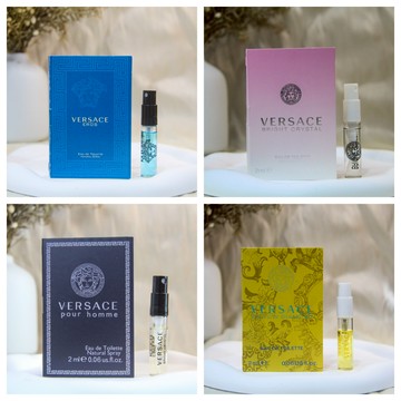 「香水試管」Versace 凡賽斯 2ml 全系列 香水小樣試管 愛神 粉鑽 同名男士 雲淡風輕 黃水晶