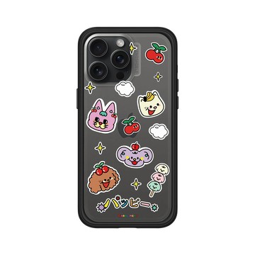 iPhone 15 Pro Max Mod NX 黑 - Carol Meat 卡肉 - 快樂貓狗大集合