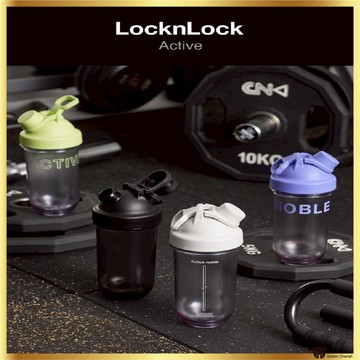 LocknLock Shake It 瓶 830ml 靜音混合,韓國製造的蛋白質搖床