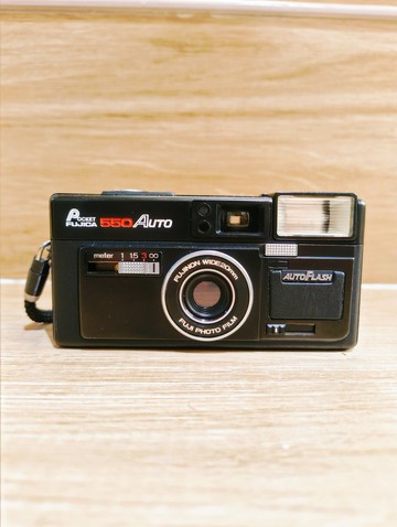 【110底片相機】七成新 間諜機  Fujica Pocket 550 Auto 底片