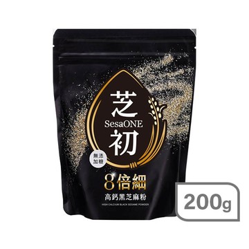 芝初8倍細高鈣黑芝麻粉200g-款式隨機