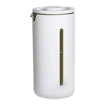 咖啡法壓手沖過濾杯 高硼硅玻璃+PP 450ml±5%  白色  1個