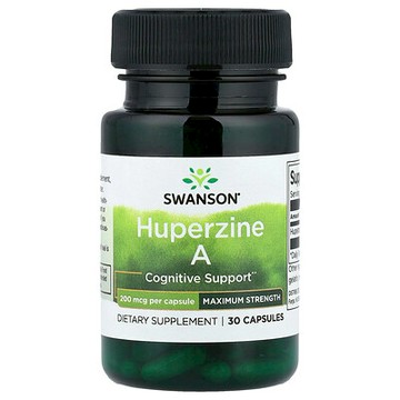 Swanson, 石杉鹼甲，特強型，200 微克，30 粒膠囊