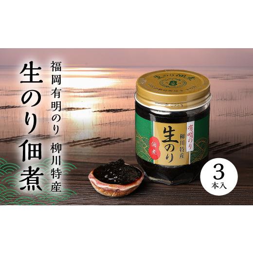 ふるさと納税 福岡県 川崎町 福岡有明のり 柳川特産 生のり佃煮　3本入 3B42