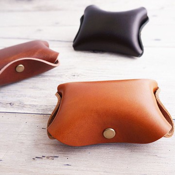 【發貨】真皮【Colon Pouch T】Tochigi 皮革卡包零錢包 HE01K