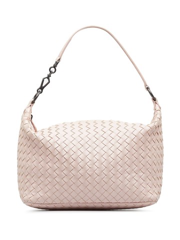 Bottega Veneta Pre-Owned - Intrecciato leather handbag - women - Calf Leather - One Size - Pink