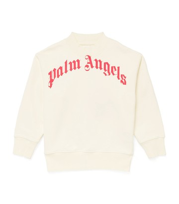 Palm Angels Kids Cotton Logo Sweatshirt
