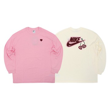Nike Nsw Essntl 情人節 粉色 / 白色 圓領長袖 FD9933