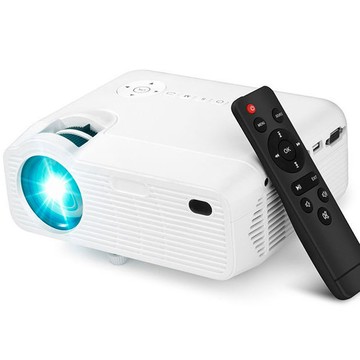 高清1080P投影儀家用超清宿舍臥室白天投墻無線手機同屏辦公一體 免運 開發票