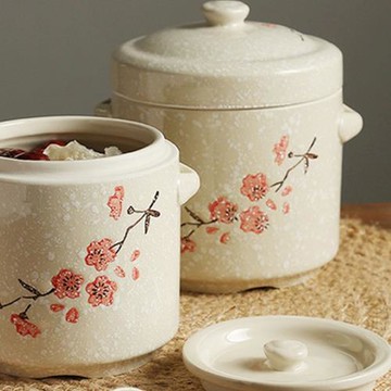 陶瓷隔水燉盅帶蓋雙蓋雙耳燉燕窩盅蒸蛋盅燉罐家用內膽大小燉盅碗