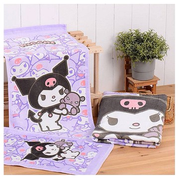 SANRIO 三麗鷗~酷洛米抱玩偶浴巾(70x140cm)1入