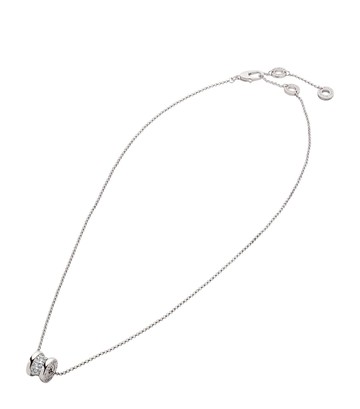 Bvlgari White Gold and Diamond B. zero1 Necklace