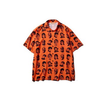 Softmachine BMG Shirts S/S黑人音樂傳奇人造絲開襟襯衫