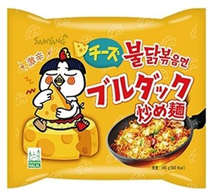 チーズブルダック炒め麺 (5食パック) 日本版 140g×5食入り