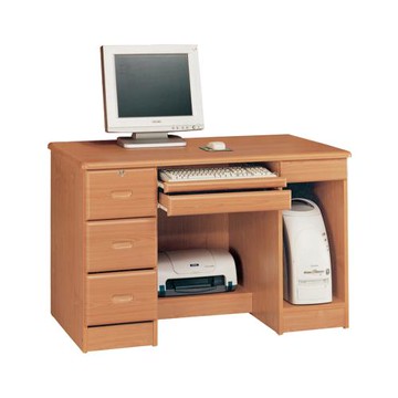 【唯熙傢俱】進昇赤陽色4尺電腦桌