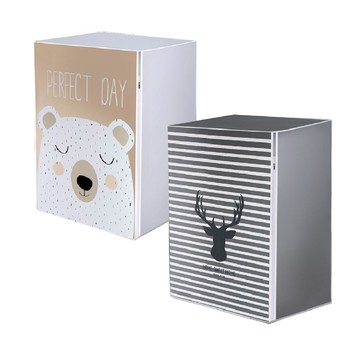 【iSFun】條紋馴鹿＊防水洗衣機防塵套(滾筒式)