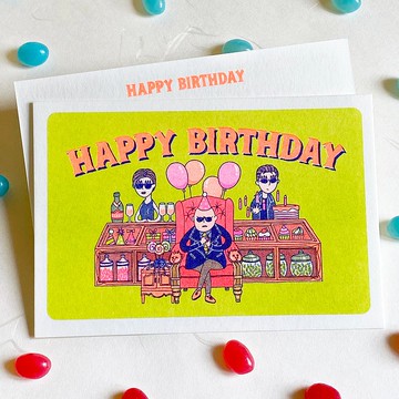 生日糖果屋 (Risograph 生日卡)