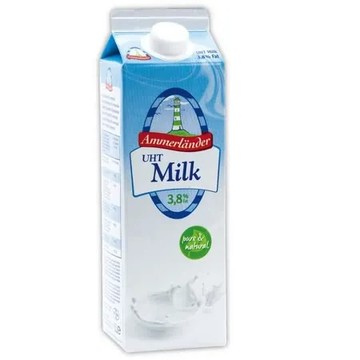 【Ammerlander愛牧】德國純牛奶1000ml(乳脂含量達3.8％)x6瓶