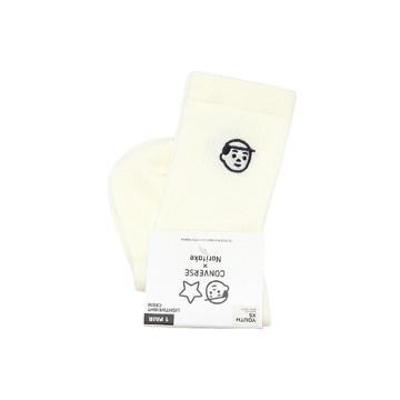 x Noritake 聯名休閒襪 Lightweight Crew 中大童 米白 襪子 長襪 CV2523008PS001