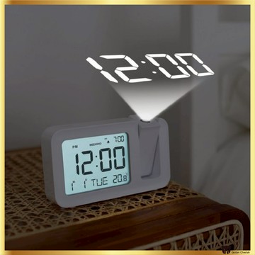 MOOAS 智能光束投影 LED 時鐘 | 時間開啟到牆/天花板