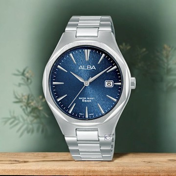 ALBA 雅柏錶  PAIR 經典簡約設計 男錶 指針錶 手錶-40mm藍色 VJ42-X370B.AS9U57X1