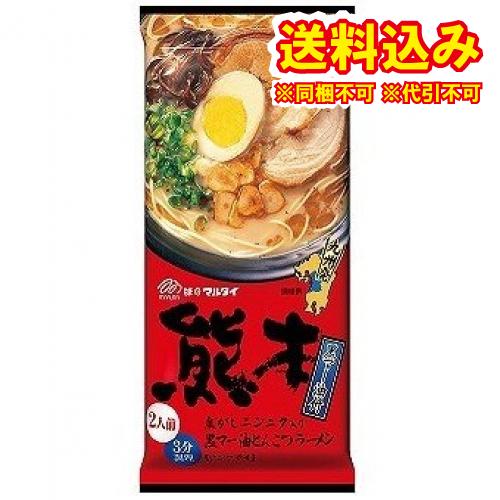 マルタイ　熊本黒マー油とんこつラーメン　2食入×15個