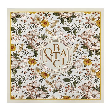 科技皮革廚房瀝水墊 古典繁花吸水軟墊  40 x 40cm  米色  1個