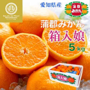 [予約 2023年 12月5日頃から発送] 箱入娘 蒲郡みかん 約5kg 愛知県蒲郡産 最高等級みかん 箱入り娘みかん 高品位 冬ギフト お歳暮 御歳暮