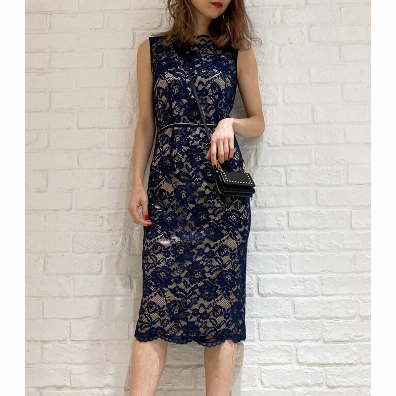 Rinascimento リナシメント 総レースタイトワンピース レッド S 通販 Lineポイント最大5 0 Get Lineショッピング