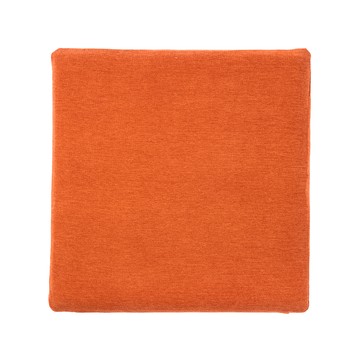 仿麻素色記憶方墊 40x40cm 橘色