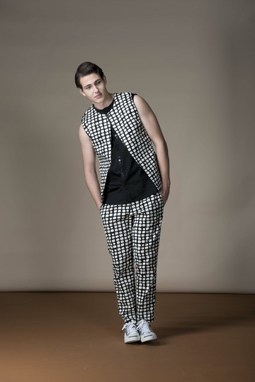 Sevenfold * Op Dot No Waist Pant (Black) 歐普圓點無腰頭長褲 (黑)