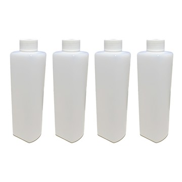 塑料分裝瓶 圓角方形 500ml 本色 - 旅行分裝、化妝品分裝  4個