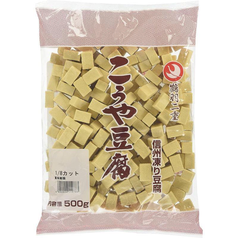 登喜和冷凍食品 鶴羽二重高野豆腐1 8四角カット 500g