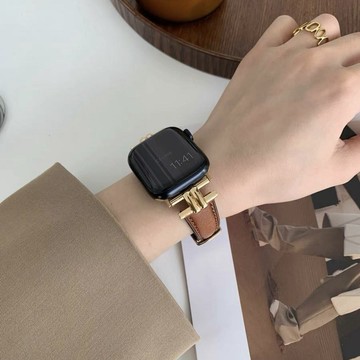 皮質工型扣復古Apple Watch錶帶 iwatch錶帶  適用於iwatch/applewatch+全系列通用