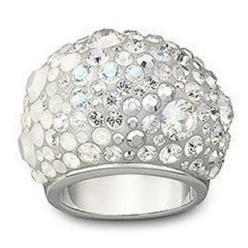 スワロフスキー Swarovski 『Chic White リング』 指輪 993748 | LINE